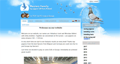 Desktop Screenshot of en.maziarz-pigeons.pl